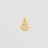 Gold Filled Anchor Pendant Charm, Nautical Jewelry, Ocean Sea Life Charm, Beach Gift, Coastal Charm, Gold Anchor Jewelry, CP2464