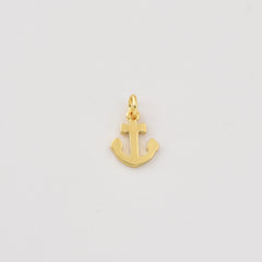 Gold Filled Anchor Pendant Charm, Nautical Jewelry, Ocean Sea Life Charm, Beach Gift, Coastal Charm, Gold Anchor Jewelry, CP2464