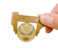 24K Gold Filled Peace Dove CZ Micro Pave Charm Pendant, Dove Charm, Holy Spirit, Christian Charms, Holy Spirit Necklace, Cubic Zirconia, 31x29mm, CP963