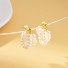 18K Gold Filled 1 pair Pearl Stud Earrings, Freshwater Pearl Earrings, Wedding Earrings, Simple Everyday Earrings, Gift for Her, ER294