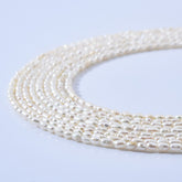 AAA Natural Freshwater Pearl Beads, 2-2.5mm, Rice Shape Beads, White Seed Pearl Beads, Great Quality Pearl Beads, Full Strand, FWP012