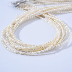 AAA Natural Freshwater Pearl Beads, 2-2.5mm, Rice Shape Beads, White Seed Pearl Beads, Great Quality Pearl Beads, Full Strand, FWP012