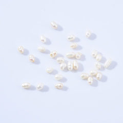 AAA Natural Freshwater Pearl Beads, 2-2.5mm, Rice Shape Beads, White Seed Pearl Beads, Great Quality Pearl Beads, Full Strand, FWP012