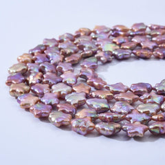 Star Shaped Pearl, 12mm Freshwater Pearl, High Quality Good Luster Wholesale Pearl, Natural Loose Pearl, 30Pcs Full Strand, FWP019