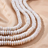 Coin Shaped Freshwater Pearl, 5A+ Quality Top to Bottom Pearl Beads, Genuine Cultured High Quality Freshwater Pearls, Full Strand, 12x5mm, FWP022