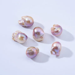 Genuine Natural Full Strand Popular Fashion Baroque Irregular Nugget Freshwater Vertical Drilled Nugget 6A+ Quality Pearl Beads, FWP024