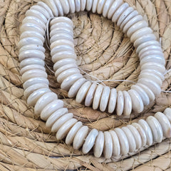 Freshwater Coin Shaped Pearl Beads, Abacus Pearl Beads, Button Pearls for Jewelry Making, 15-16mm, Top to Bottom Drilled Pearl, FWP043