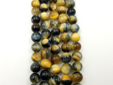 6MM Yellow Red Blue Tiger Eye Beads Grade AAA Genuine Natural Gemstone Round Loose Beads, Full Strand 15.5″, GRN045