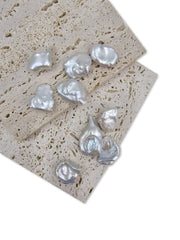 5 PCS AAA Natural Freshwater Pearl Beads, Approx. 14-18mm Keishi Beads, MOP Beads, Great Quality pearl Top Side Drilled Beads, PRP1000