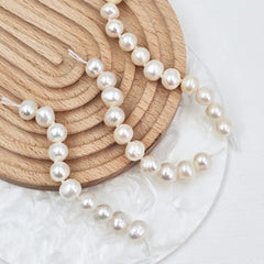 Genuine Natural Popular Fashion Freshwater Loose Pearl Beads, Approx. 7-8mm, MOP Beads, Great Quality AAA High Luster Pearl, PRP1001