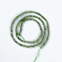 Faceted Jade Jasper Round Gemstone Beads, PRP501