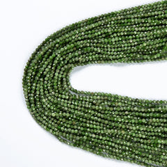 Faceted Jade Jasper Round Gemstone Beads, PRP501