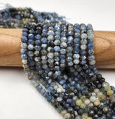 AAA Natural kyanite Faceted Bead, Stunning Beautiful Natural Blue Color Kyanite Gemstone Bead, Real High Quality Bead, 6x5mm, PRP635