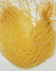AAA Natural Citrine Faceted Gemstone Beads, PRP642