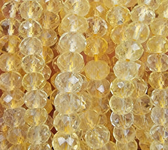 AAA Natural Citrine Faceted Gemstone Beads, PRP642
