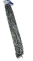 Kyanite Beads Blue Gray Faceted Natural Gemstone PRP654