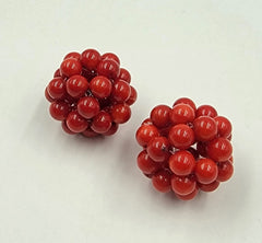 Natural Red Coral Round Beads Loose Gemstone PRP662