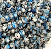 K2 Blue Bead Granite Gemstone Grade AAA PRP666