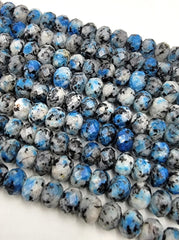 K2 Blue Bead Granite Gemstone Grade AAA PRP666