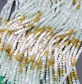 Natural Chrysoprase Beads, Faceted Rondelle Chrysoprase Beads, Chrysoprase Necklace, Chrysophase gemstone for Jewelry Making, 5x3mm, PRP694