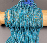 Grade AAA High Quality Apatite Faceted Rondelle Gemstone Beads, Natural Apatite Faceted Beads 15.5″ Strand 3.5mm, PRP701