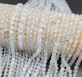 Blue Topaz Gemstone Beads 4mm Grade AAA Natural Blue Topaz Quartz Gemstone, Full Strand Facted Loose Beads, 15.5″ PRP705