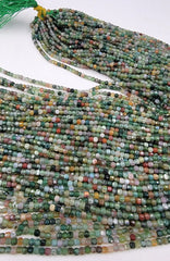 Indian Agate Crystal Bracelet, Crystal Beaded Bracelet, Agate Gemstone Beads Jewelry, Crystal Jewelry, Full Strand 15.5″ 2.5×2.5mm, PRP713