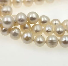 White Round Pearl Natural Freshwater Pearl Bead 8mm Smooth Round Beads AAA Mother of Pearl Gemstone Bead, PRP845