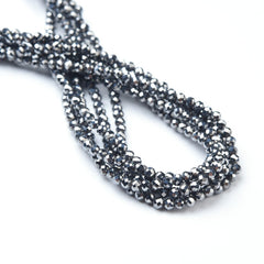 Natural Terahertz Gemstone Faceted Round Beads 2mm PRP936