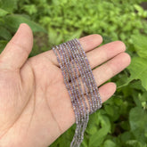 Faceted Purple Amethyst Bead Round Loose Gemstone 2mm PRP939