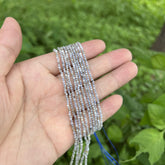 Genuine Labradorite 2mm Faceted Natural Round Beads PRP942