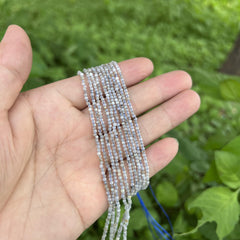 Genuine Labradorite 2mm Faceted Natural Round Beads PRP942