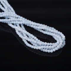 Faceted Aquamarine Beads AAA Round Loose Gemstone 2mm PRP954