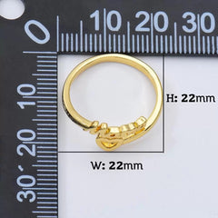 18K Gold Filled Dainty Mama Word Ring, Adjustable Minimalist Ring, Mothers Day Gift, Everyday Stacking Ring, Gift for Her, RG203