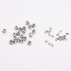 18K Gold Filled Crimp End Clasp Spacer Bead, Crimp Beads, Stopper Beads, Gold Jewelry Findings, Crimp End Spacer Beads, SP102