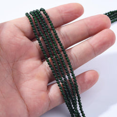 Green Gold Sandstone Beads, 15.5" Full Strand Stone, 2mm Loose Beads, Jewelry Making Bracelet Necklace, PRP1011