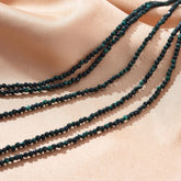 AAA Micro Faceted Natural Green Malachite Round Beads, 2mm Laser Diamond Cut Gemstone 15.5" Full Strand, PRP1015