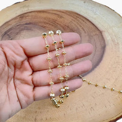 18K Gold Filled Disc Shape Chain by Foot, Cable Chain By Yard, Unfinished Chain, Wholesale Bulk Roll Chain, 5x3mm, CH327