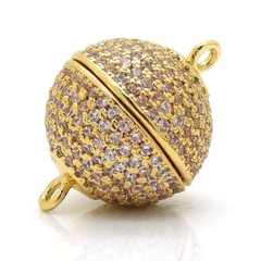 18K Gold Filled 12mm Magnetic Clasps, CL250