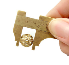 24K Gold Filled Wheel Beads, Wheel CZ Micro Pave Bead, Spacer Beads, Bracelet Beads, Cubic Zirconia, Beads, 12x8mm, BD020