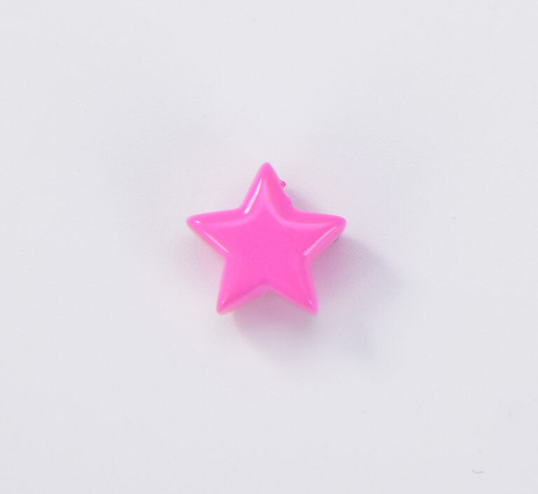 Enamel Colorful Five Point Star Beads, BD102