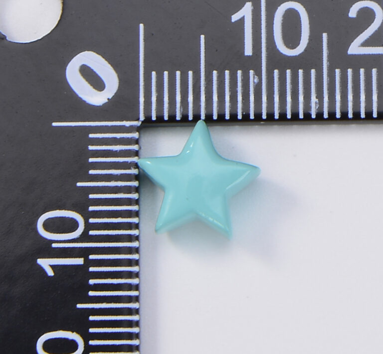 Enamel Colorful Five Point Star Beads, BD102