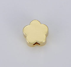 18K Gold Filled Dainty Flower Spacer Beads, BD106