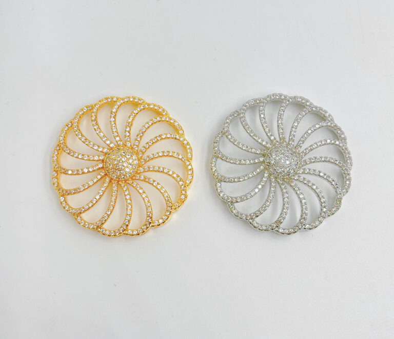 18K Gold Filled Multiple Strand Flower Shaped Beads, BD108