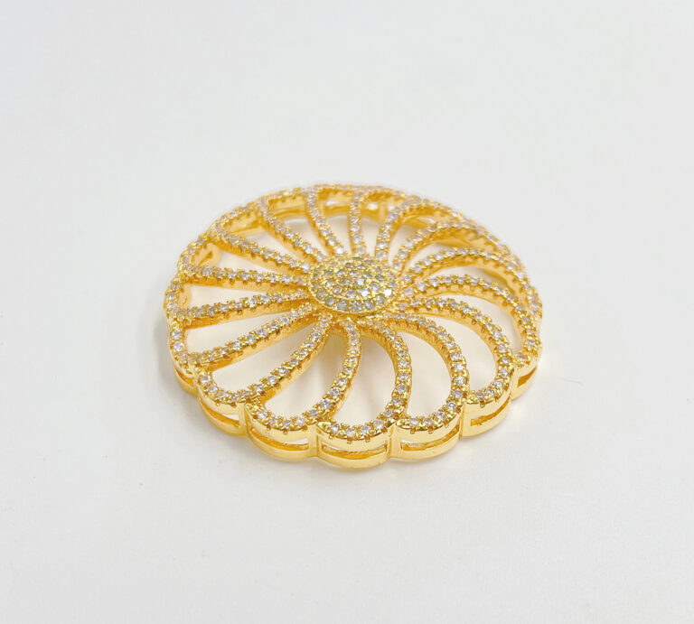18K Gold Filled Multiple Strand Flower Shaped Beads, BD108