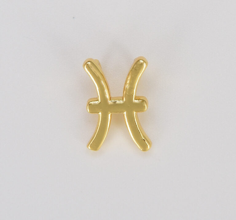 18K Gold Filled Zodiac Constellation Beads, BD109