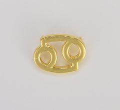 18K Gold Filled Zodiac Constellation Beads, BD109