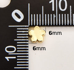 18K Gold Filled Tiny Star Beads, Star Spacer Beads, Star Spacer Charms, Spacer Beads for Necklace Bracelet Jewelry Making, 6x6mm, BD135