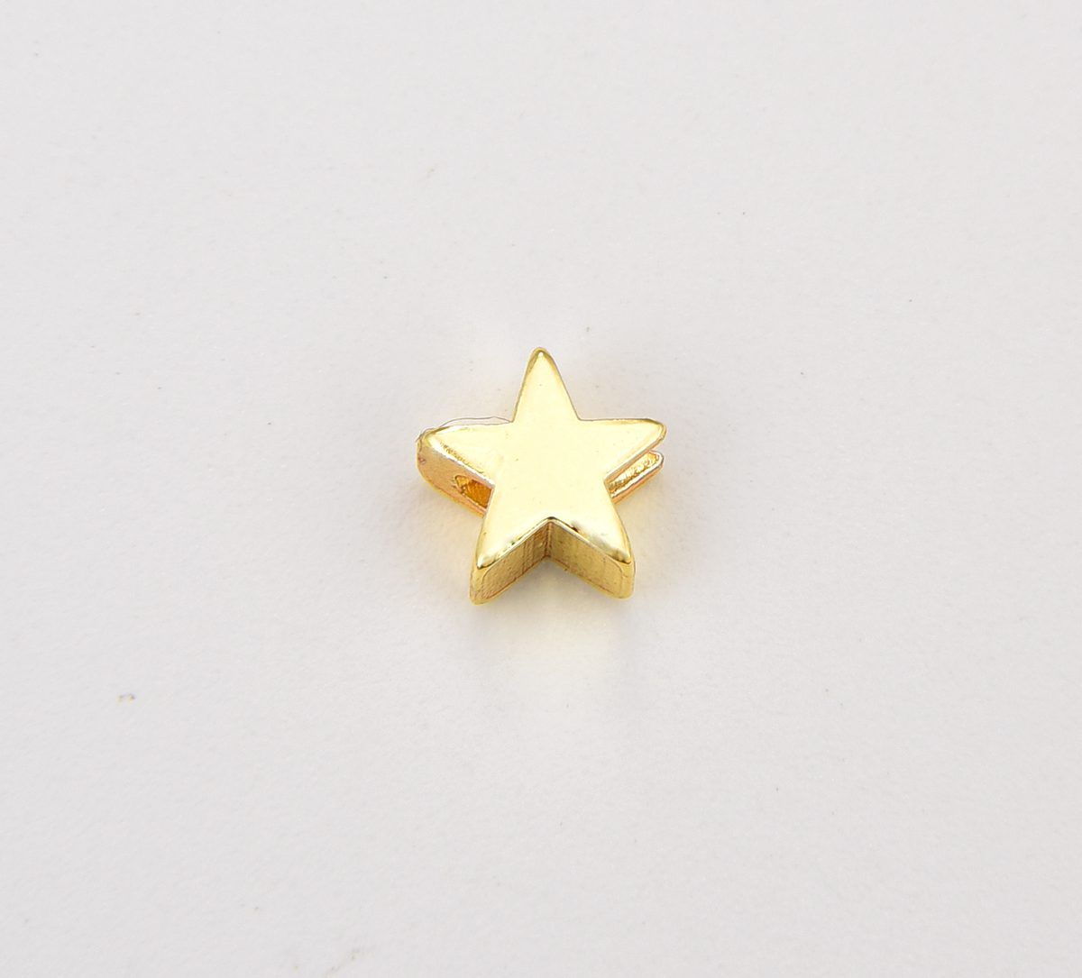 18K Gold Filled Dainty Star Spacer Beads, Star Beads, Celestial Spacer Bead for Bracelet Necklace Jewelry Making, 6x6mm, BD148