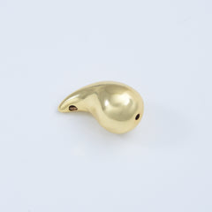 18K Gold Filled Chunky Teardrop Bead, Water Drop Spacer Bead for Necklaces Bracelet Earring Jewelry Making Supply, 24x15mm, BD158